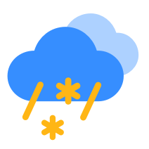 晴转雨夹雪