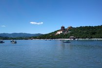 颐和园景点天气实景图