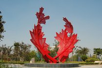 胶州三里河公园景点图片