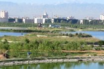 张掖国家湿地公园景点图片