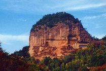 麦积山风景区景点图片