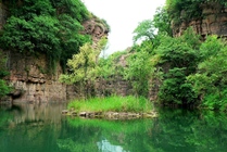 万仙山景区景点天气实景图
