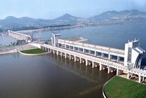 淮河蚌埠闸水利风景区景点图片