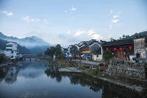 瑶里古镇风景区景点天气实景图