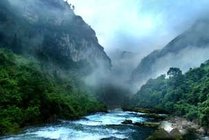 南江大峡谷景点天气实景图
