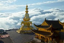 峨眉山旅游风景区清音阁入口景点图片