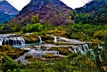 九龙瀑布群风景区景点图片