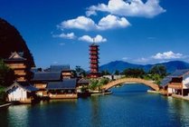 桂林两江四湖景区景点图片