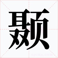 颞字的字形和写法