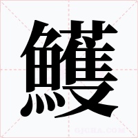 鱯字字形