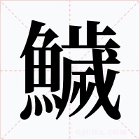 鱥字字形