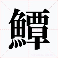 鱏字字形