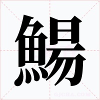 鰑字的字形和写法