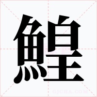 鰉字字形