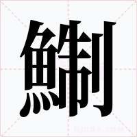 鯯字字形