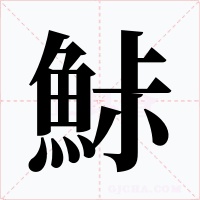 鮛字字形
