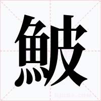 鮍字字形
