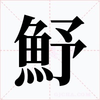 魣字字形