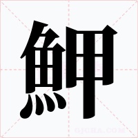 魻字字形