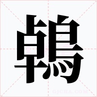 鵫字字形