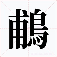 鵏字的字形和写法