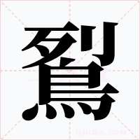 鴷字的字形和写法