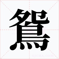 鴛字字形