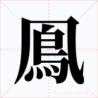 鳯字的字形和写法