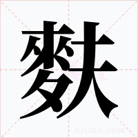 麩字字形