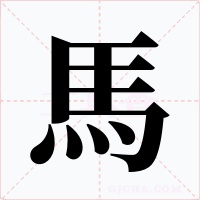 馬字字形