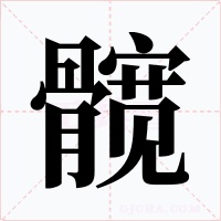 髋字字形