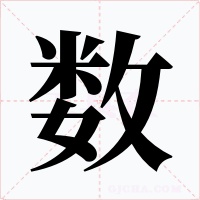 数字字形