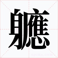 軈字的字形和写法