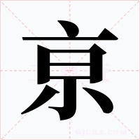 亰字的字形和写法
