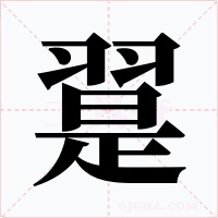 翨字字形