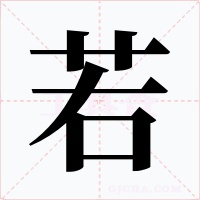 若字字形