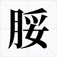 脮字字形