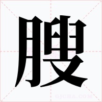 膄字的字形和写法