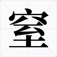 窒字字形