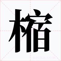 樎字字形