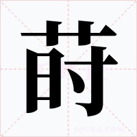 莳字字形