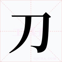 刀字字形
