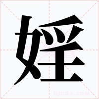 婬字的字形和写法