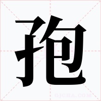 孢字的字形和写法
