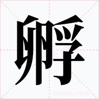 孵字的字形和写法