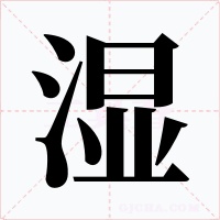 湿字字形