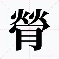 膋字的字形和写法