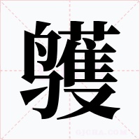 鹱字的字形和写法