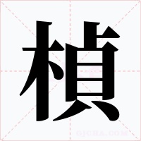 楨字字形