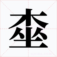 桽字字形